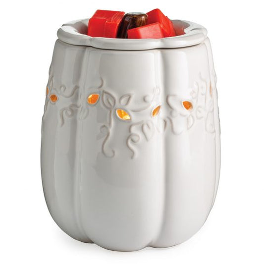 SALE 20% OFF - WHITE PUMPKIN WAX WARMER